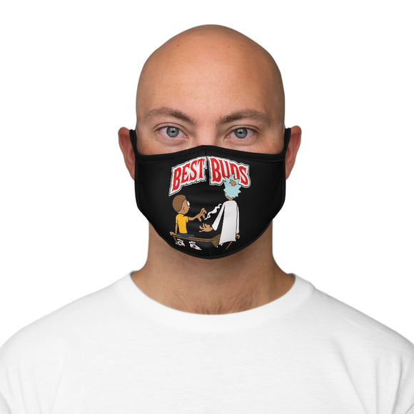 BEST BUDS FOUR TWENTY Fitted Polyester Face Mask