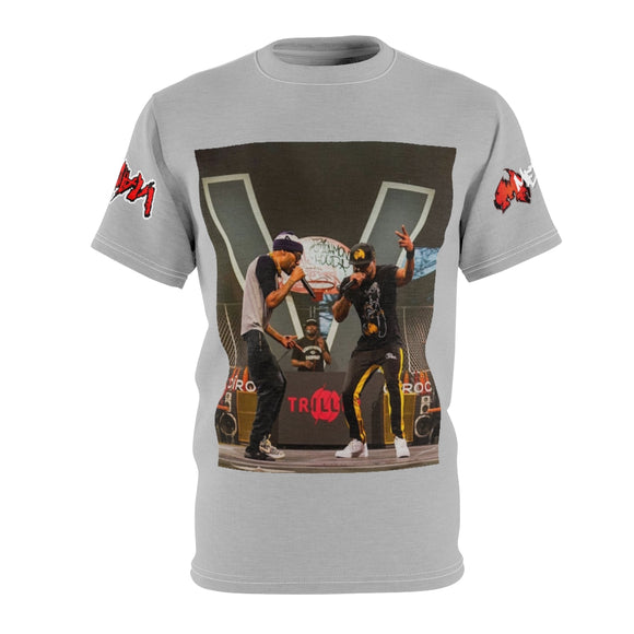 Red & Mef Concert Tee  ( BLACK ) ..  All Over Tee