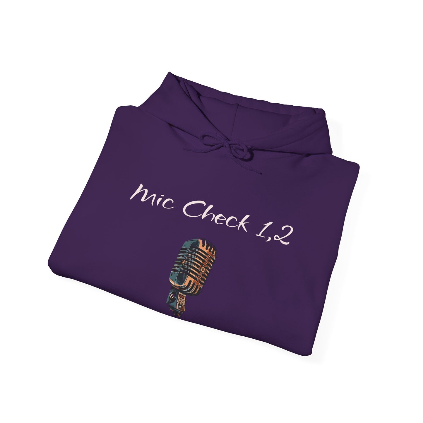 Mic Check Unisex Heavy Blend™ Hooded Sweatshirt