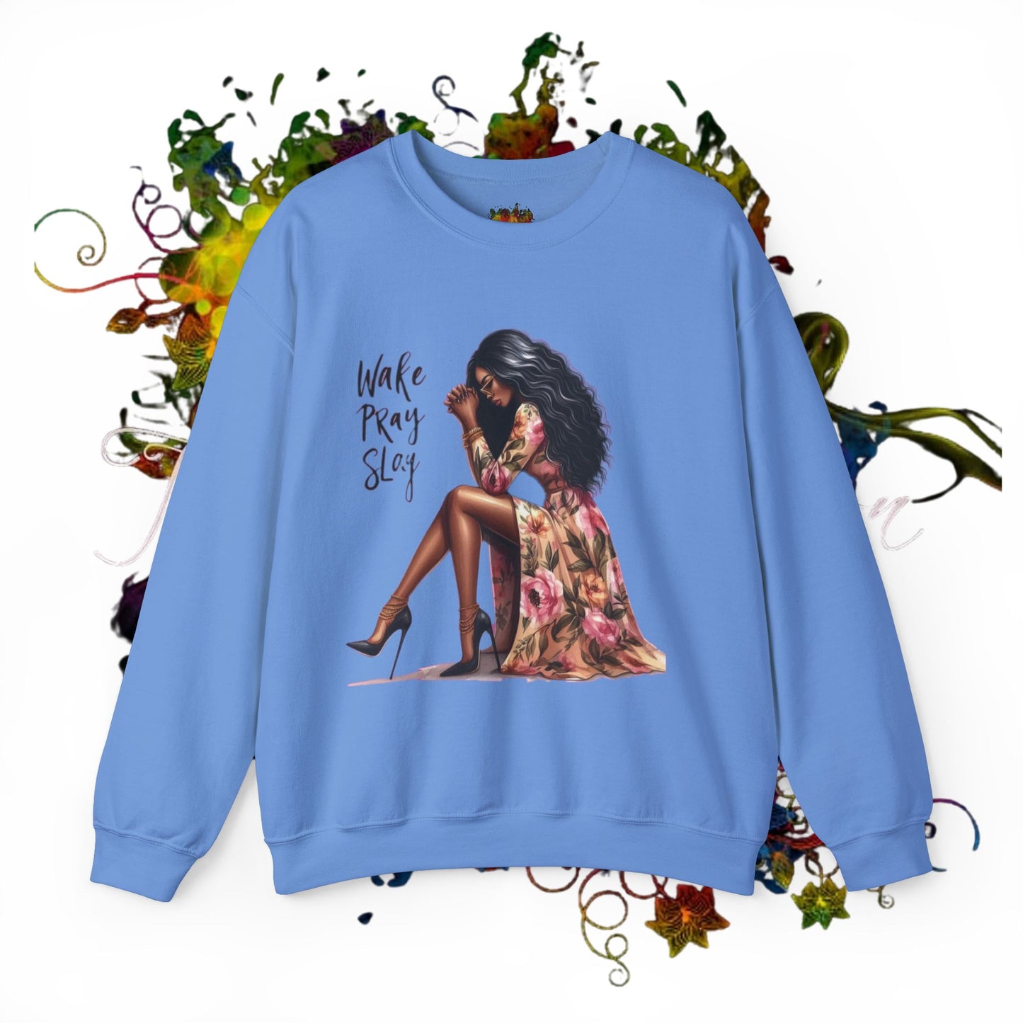 Work, Pray, Slay Unisex Heavy Blend™ Crewneck Sweatshirt