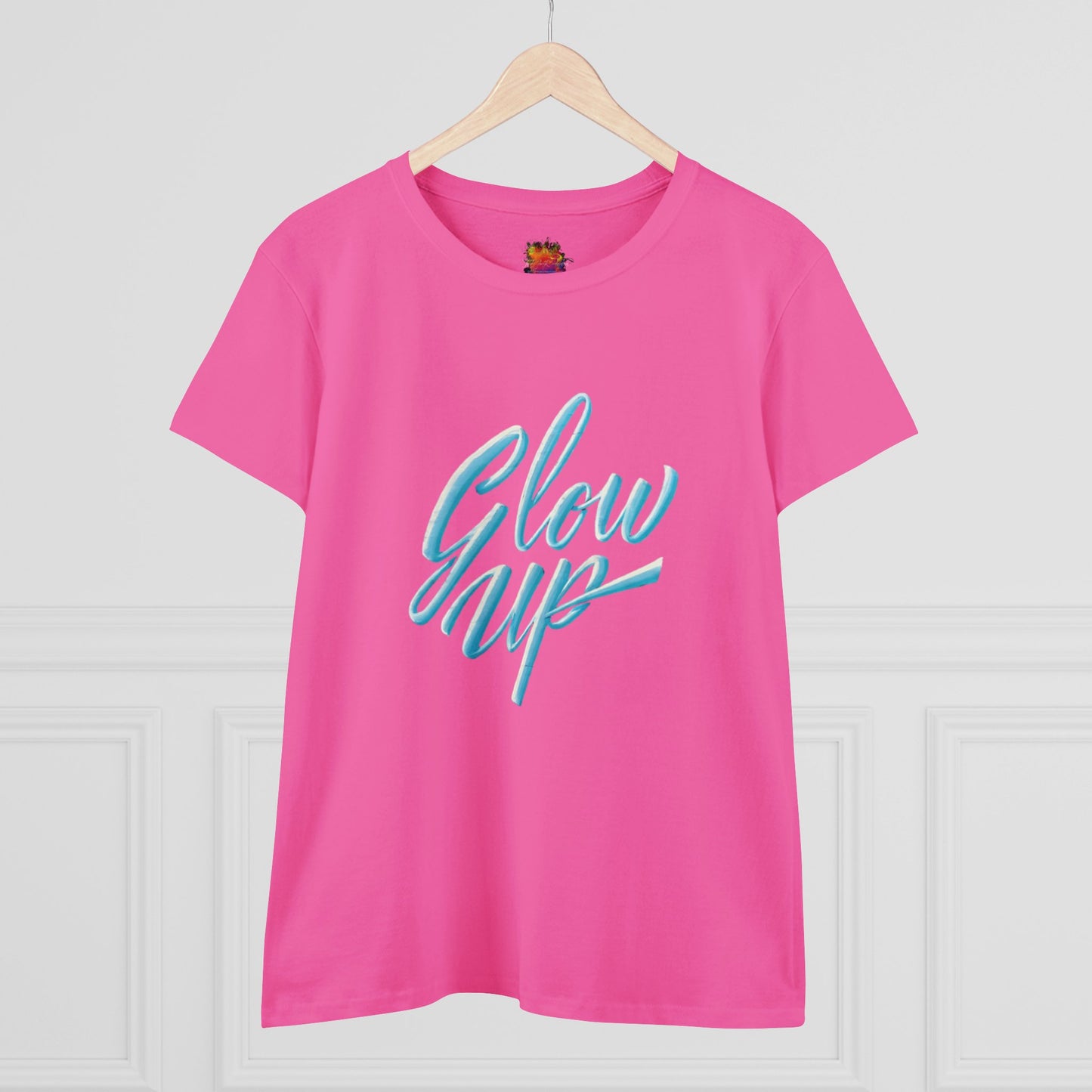 Glow Up Women's Midweight Cotton Tee