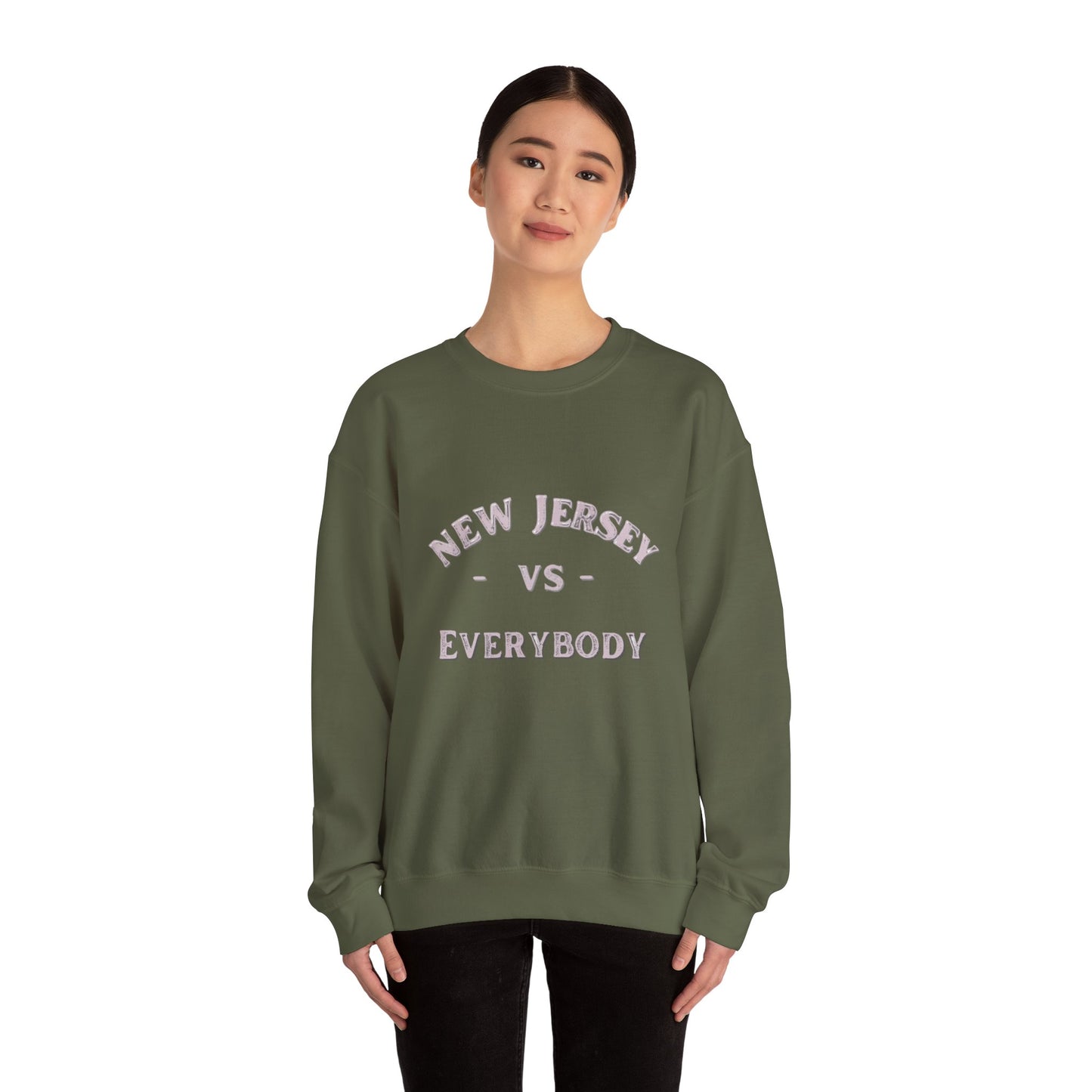 New Jersey vs Everybody  Unisex Heavy Blend™ Crewneck Sweatshirt