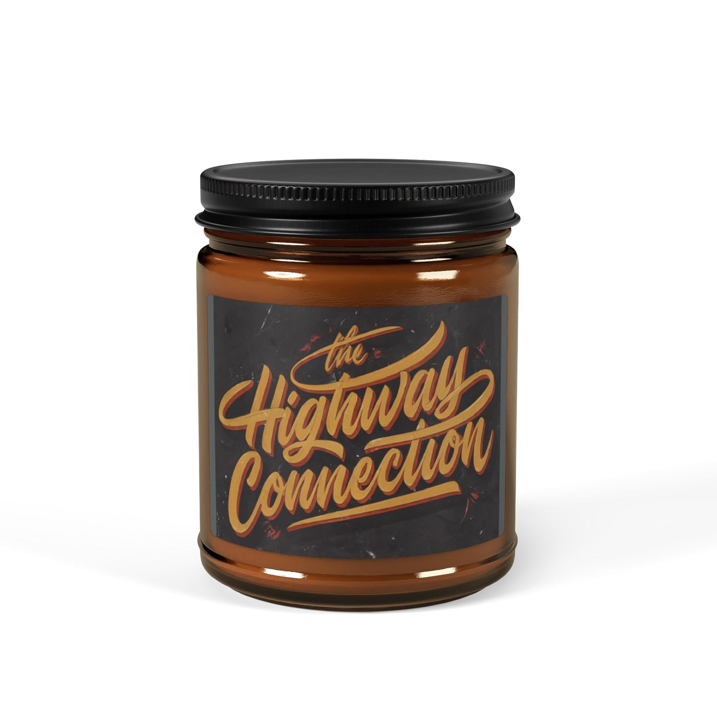 The Highway Connection Scented Soy Candle (Multi-Size, Amber Jar)