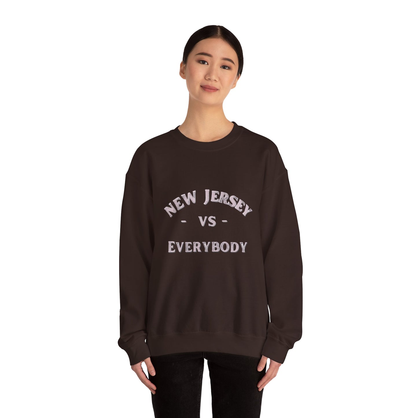 New Jersey vs Everybody  Unisex Heavy Blend™ Crewneck Sweatshirt