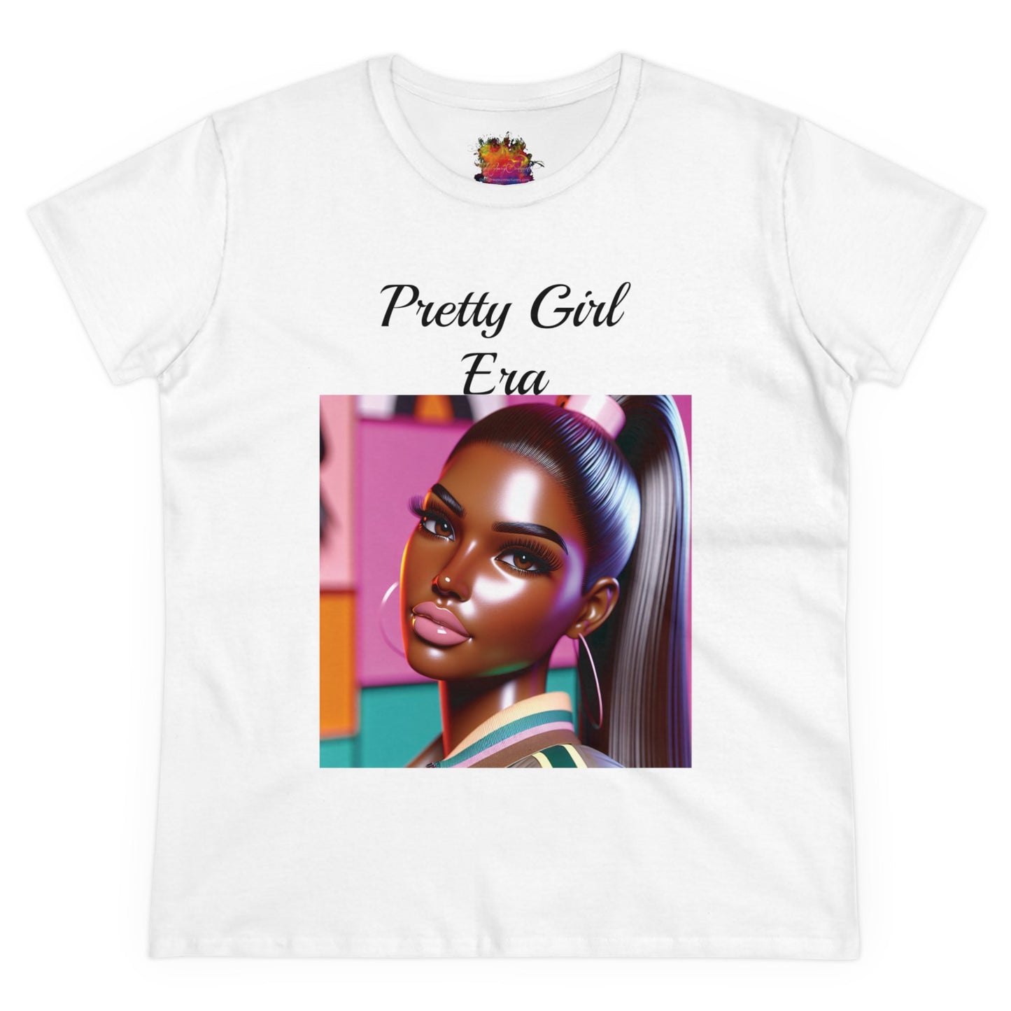 Pretty Girl Era Women's Midweight Cotton Tee