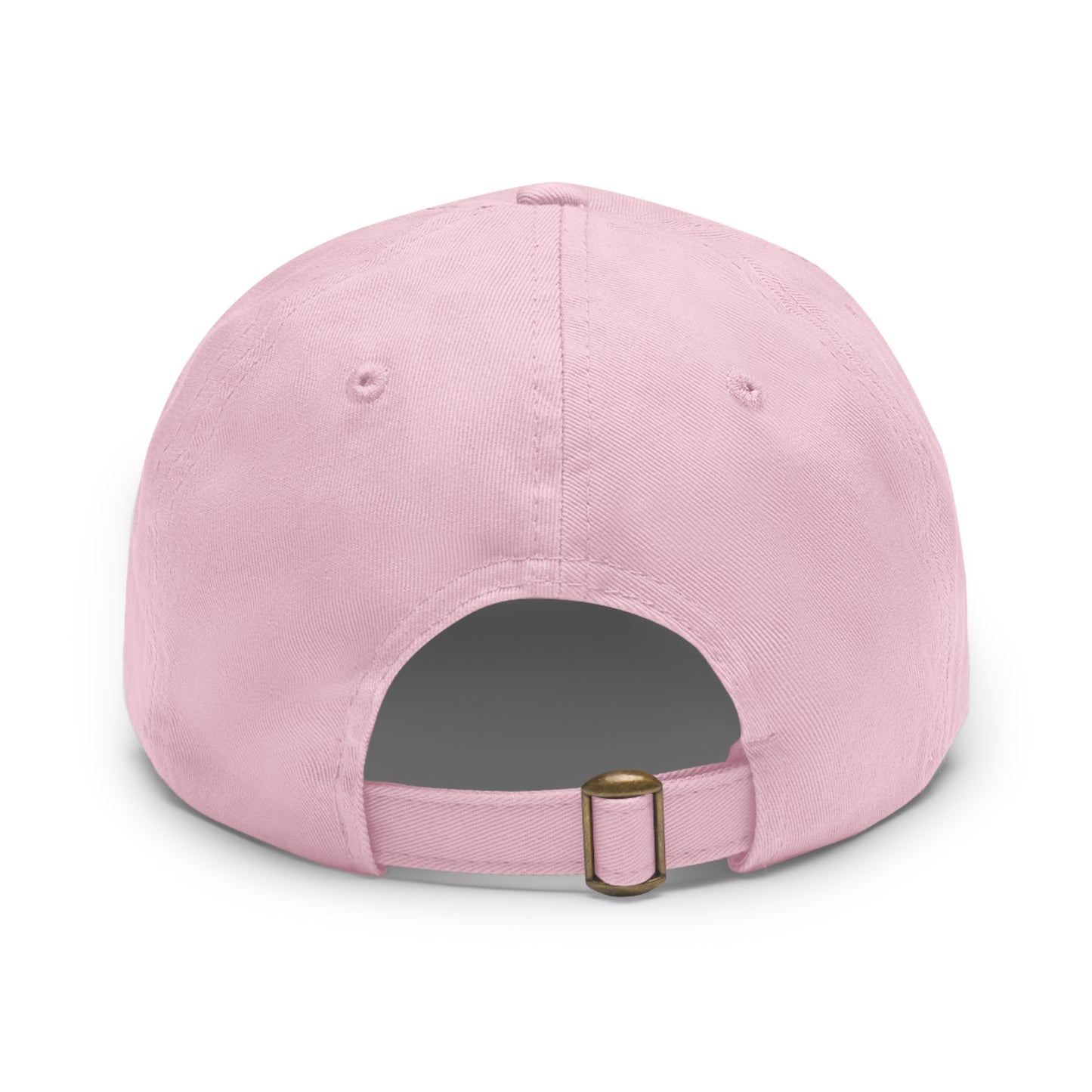 THE BELLIE BANDO Dad Hat with Leather Patch (Rectangle)