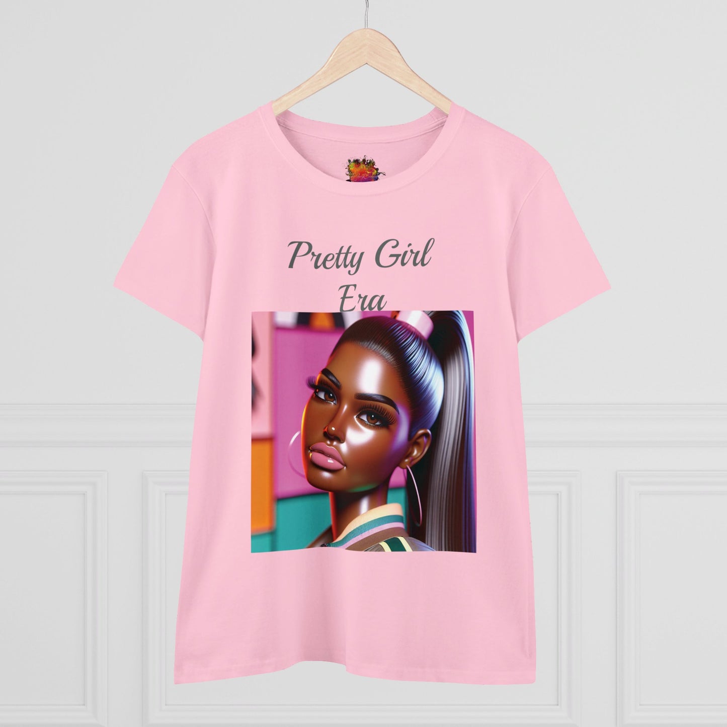 Pretty Girl Era Women's Midweight Cotton Tee