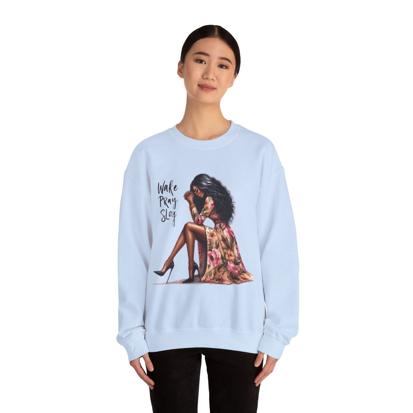 Work, Pray, Slay Unisex Heavy Blend™ Crewneck Sweatshirt