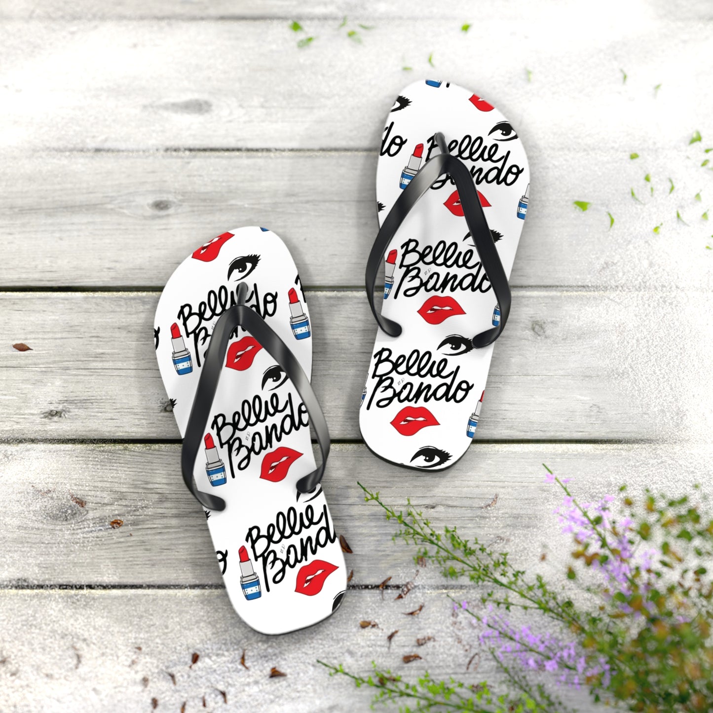 BELLIE BANDO LOGO Flip Flops