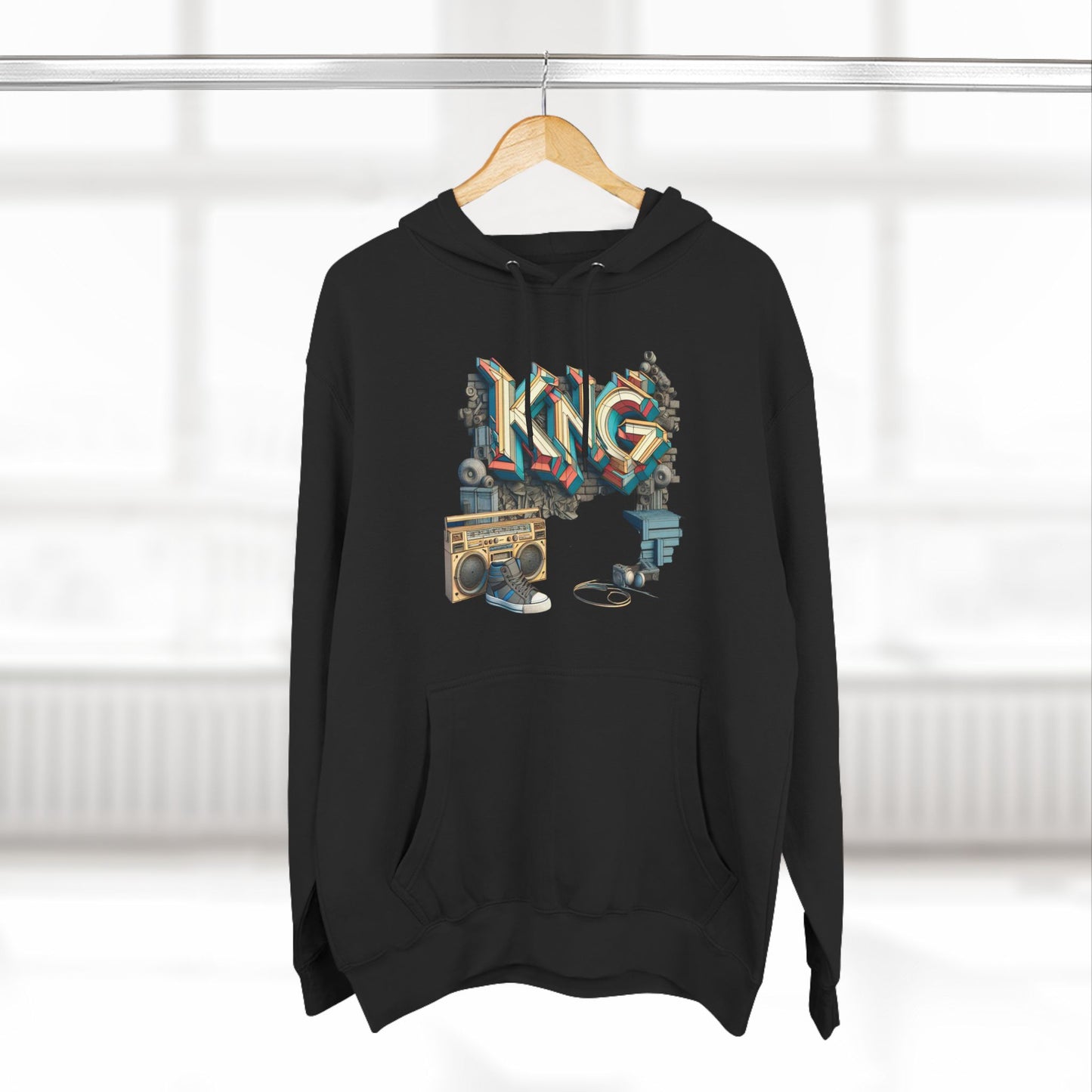 KING Three-Panel Fleece Hoodie