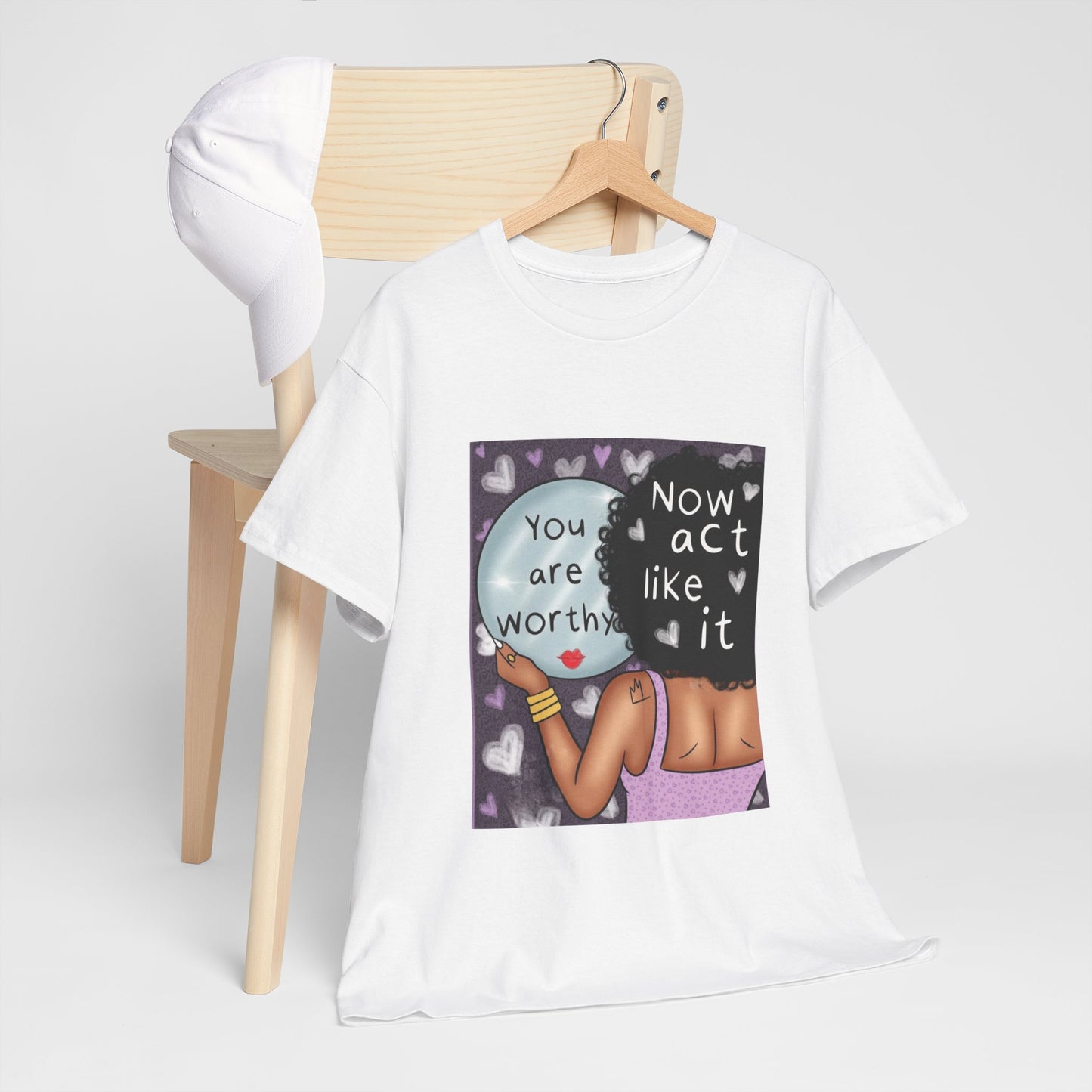 WORTHY  Unisex Heavy Cotton Tee