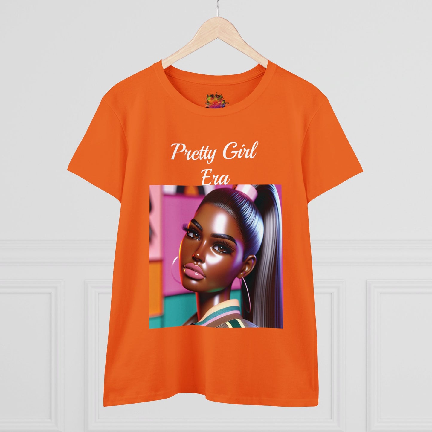 Pretty Girl Era Women's Midweight Cotton Tee