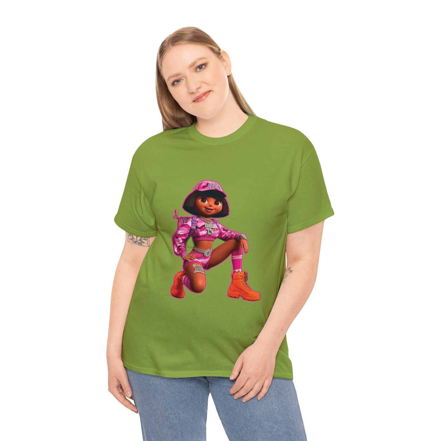 DORA MINAJ Unisex Heavy Cotton Tee