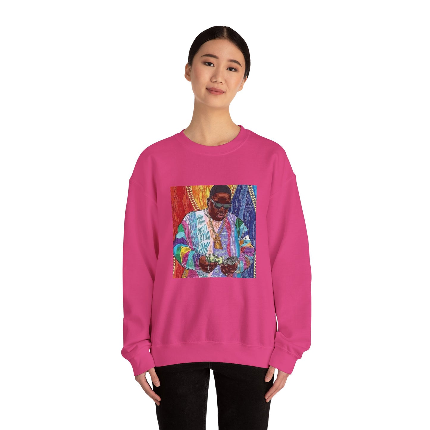 Mo' Money..Biggie Unisex Heavy Blend™ Crewneck Sweatshirt