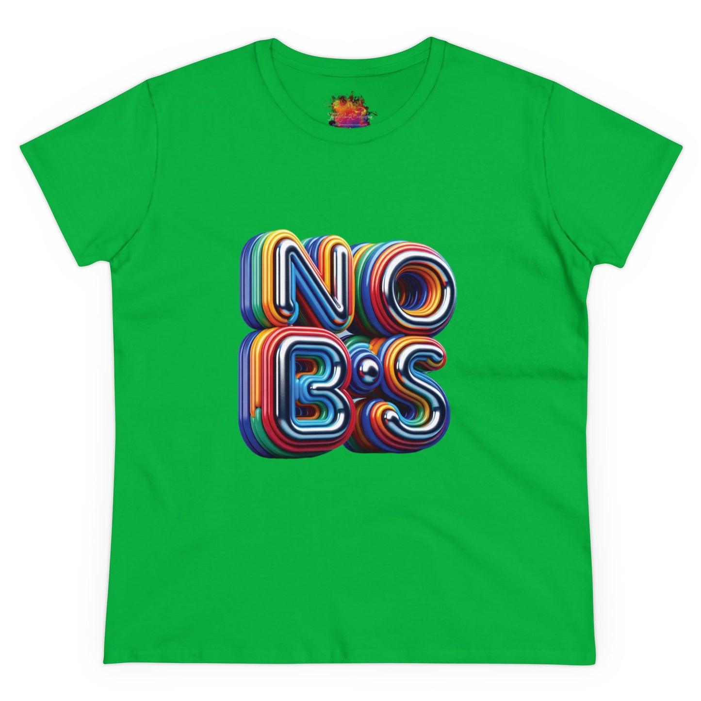 NO B.S  Women's Midweight Cotton Tee