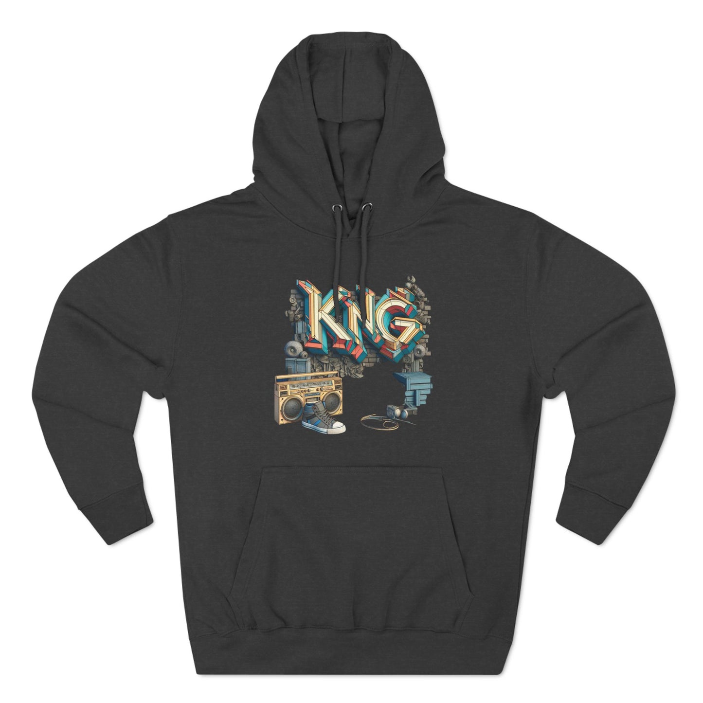 KING Three-Panel Fleece Hoodie