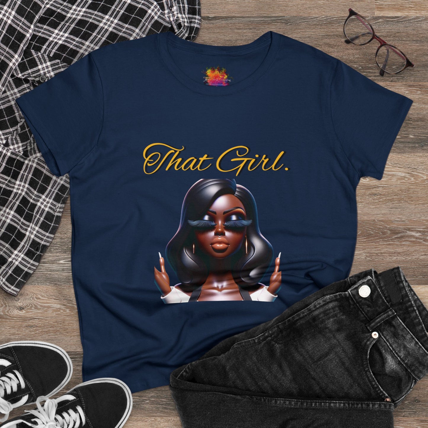 That Girl ...Women's Midweight Cotton Tee