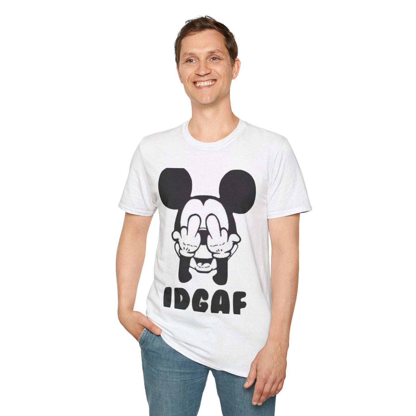 IDGAF  Unisex Softstyle T-Shirt