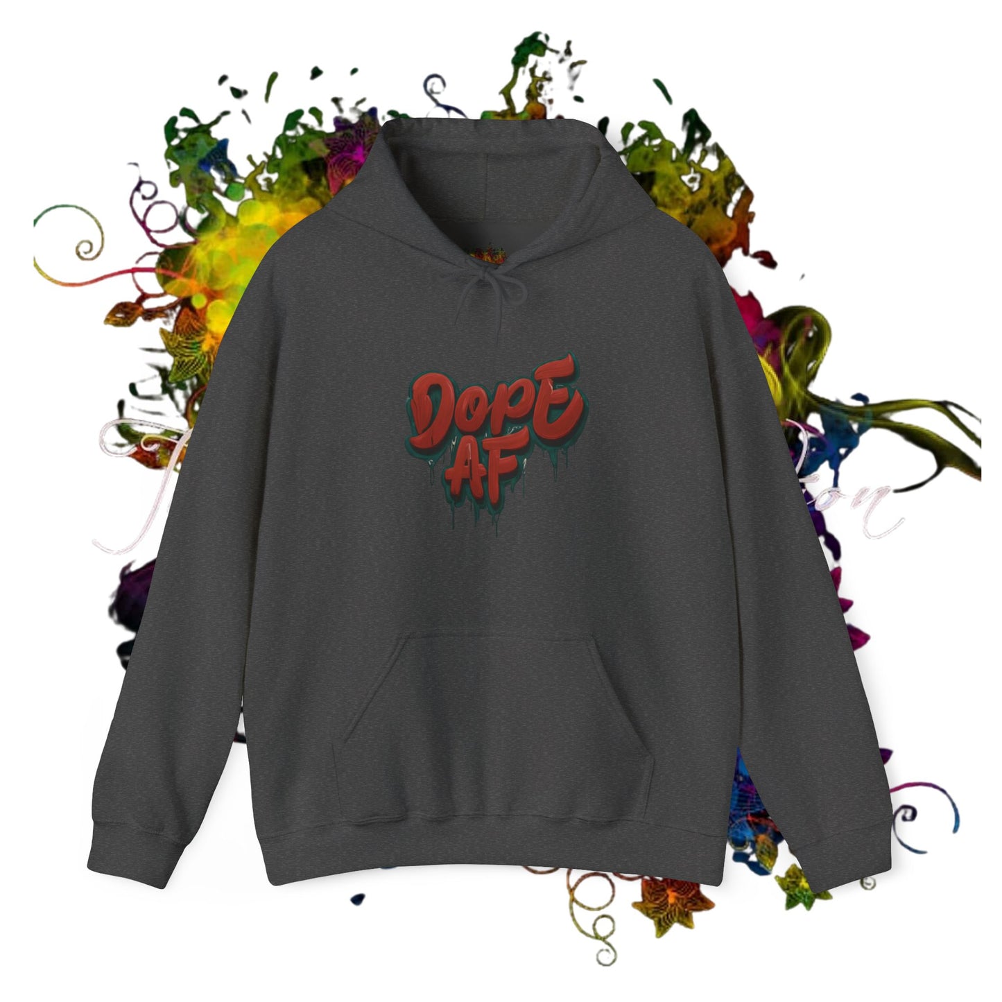 Dope AF Graffiti Unisex Heavy Blend™ Hooded Sweatshirt