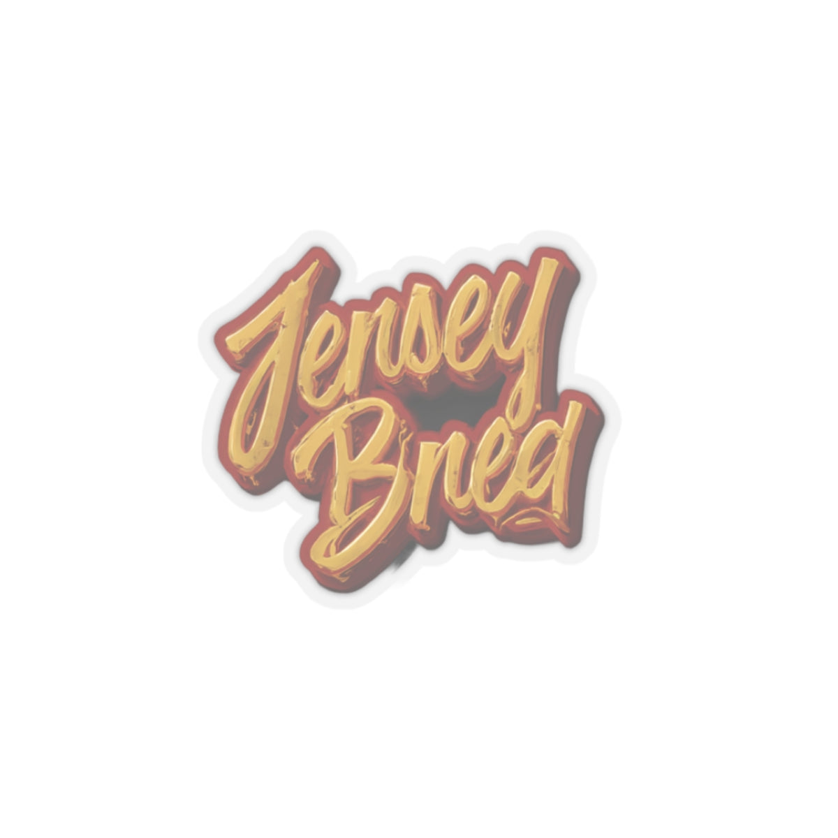 Jersey Bred Kiss-Cut Stickers