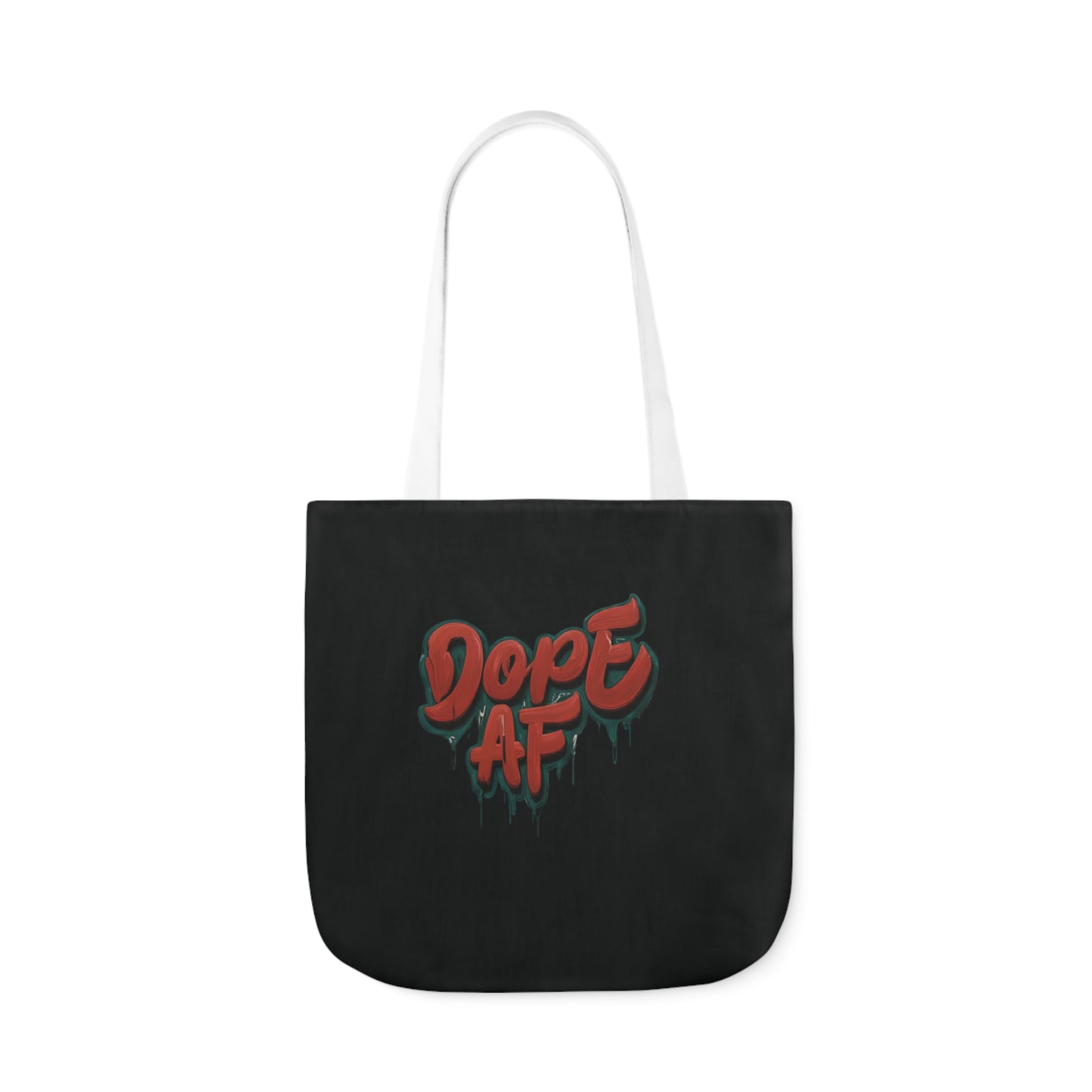 DOPE AF Canvas Tote Bag, 2-Color Straps