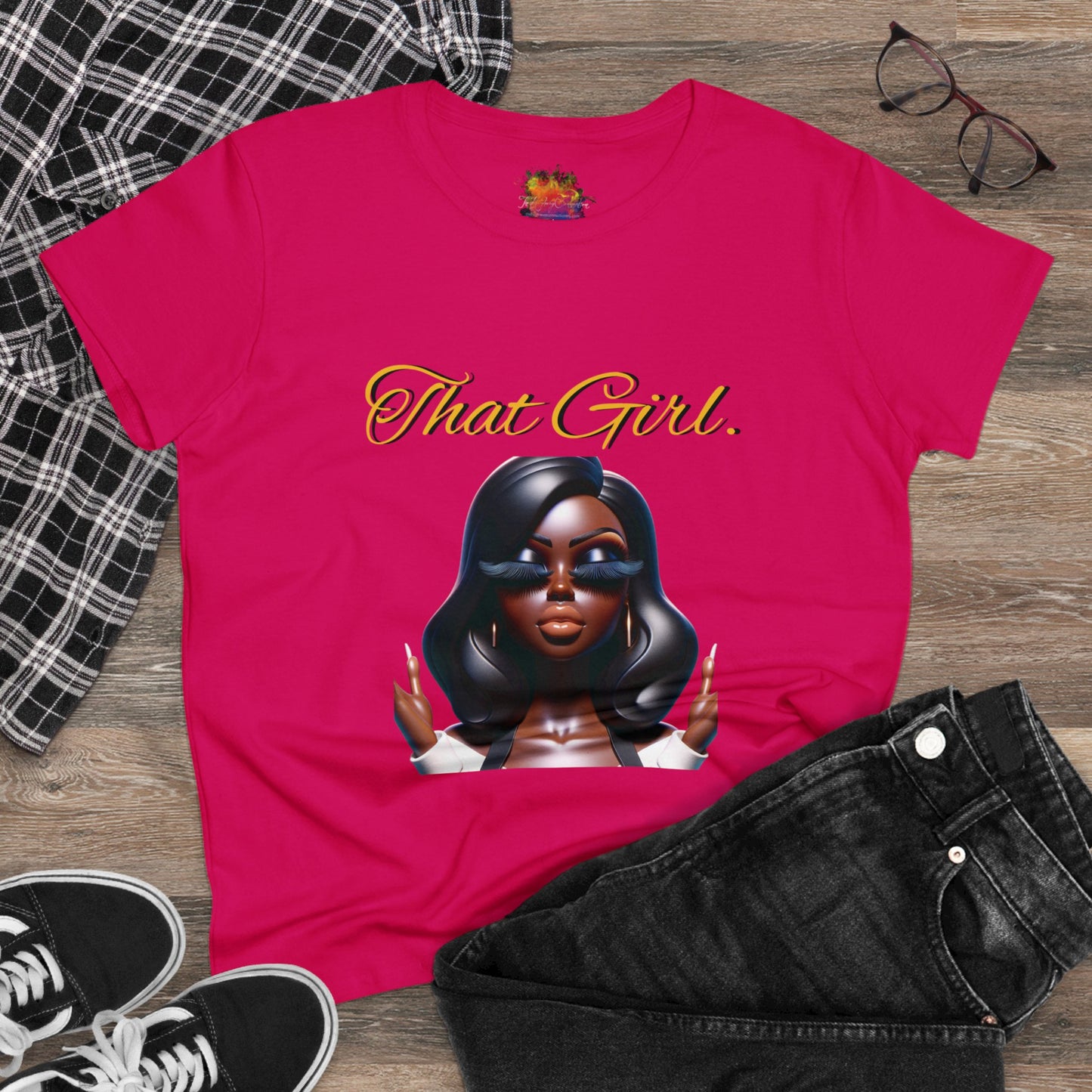 That Girl ...Women's Midweight Cotton Tee