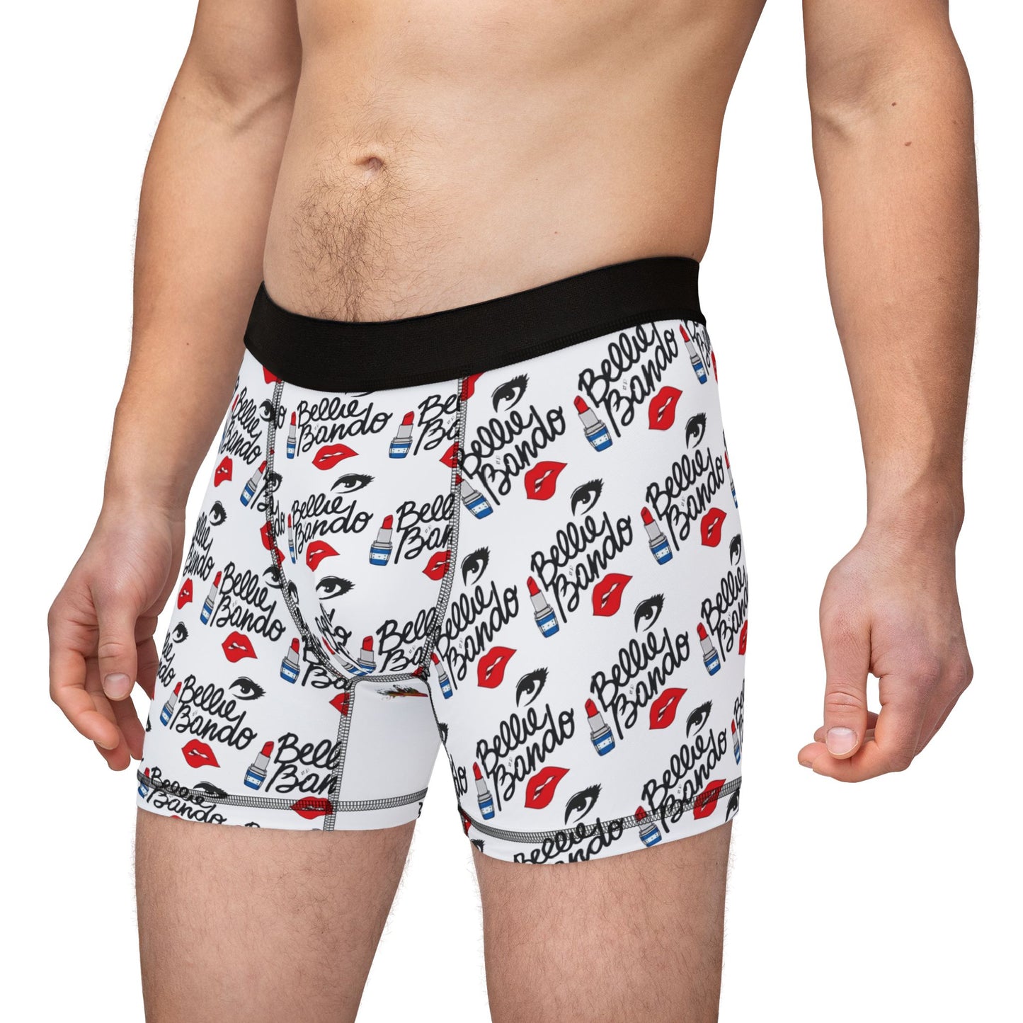 BELLIE BANDO LOGO Men's Boxers (AOP)