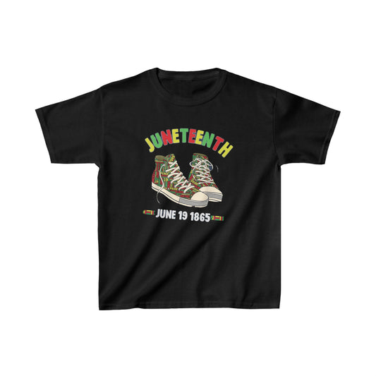 JUNETEENTH KICKS Kids Heavy Cotton™ Tee