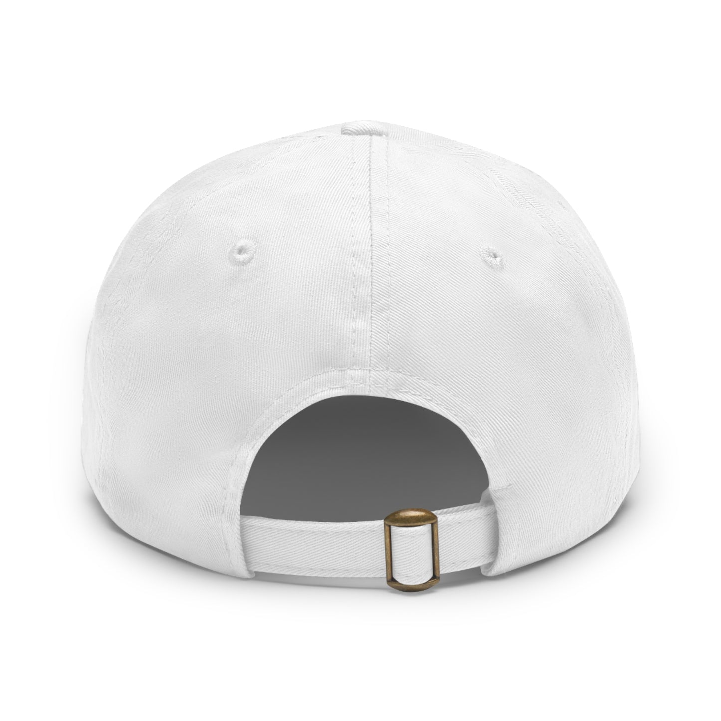 THE BELLIE BANDO Dad Hat with Leather Patch (Rectangle)