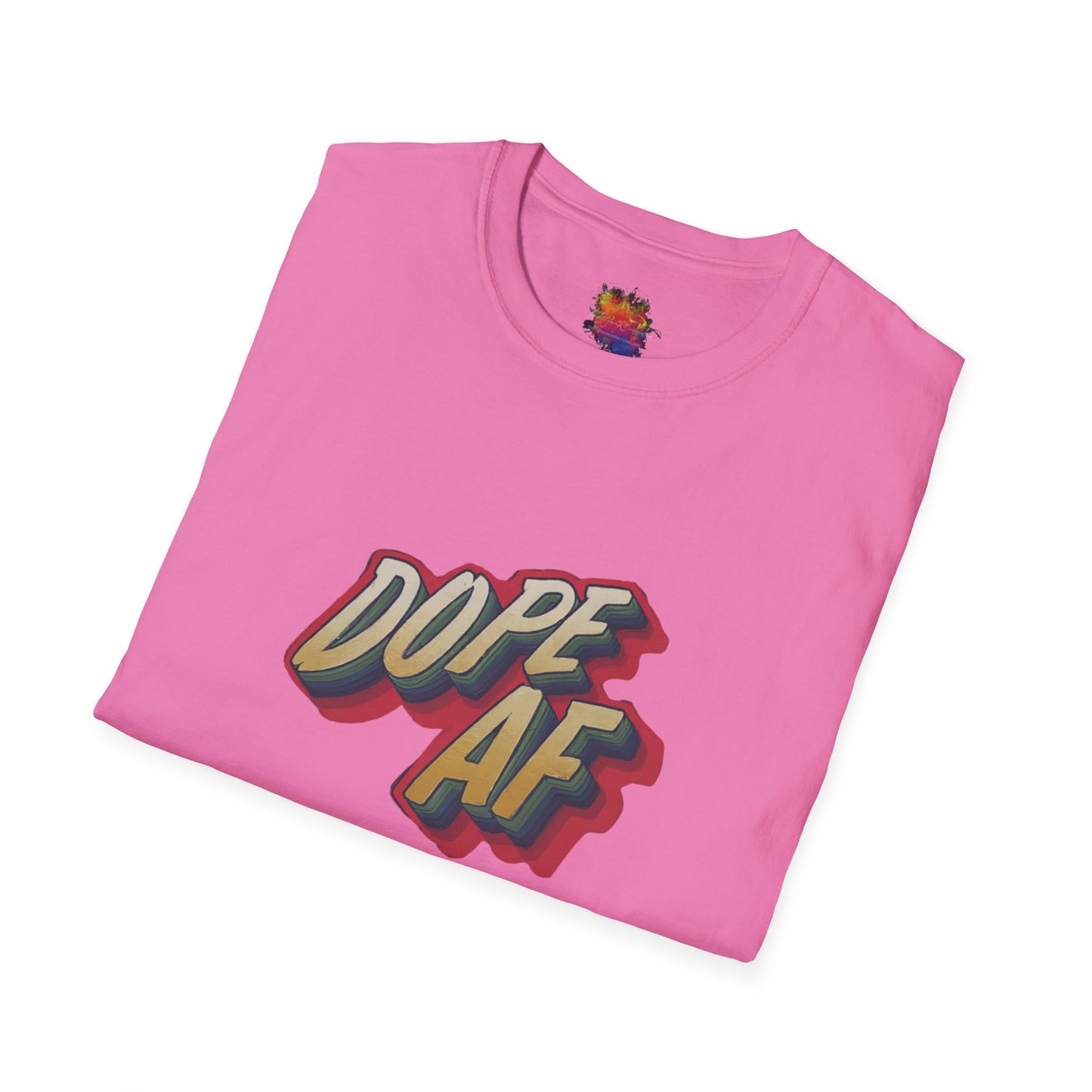 Dope AF Graphic Unisex Softstyle T-Shirt