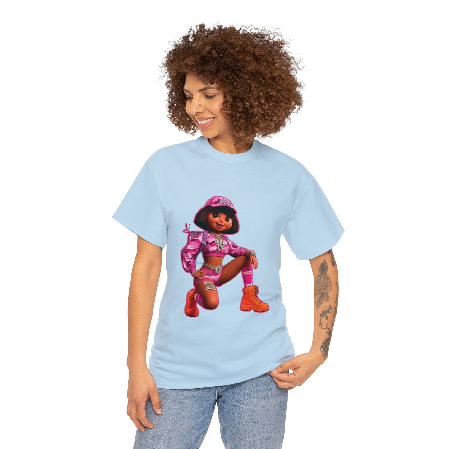 DORA MINAJ Unisex Heavy Cotton Tee