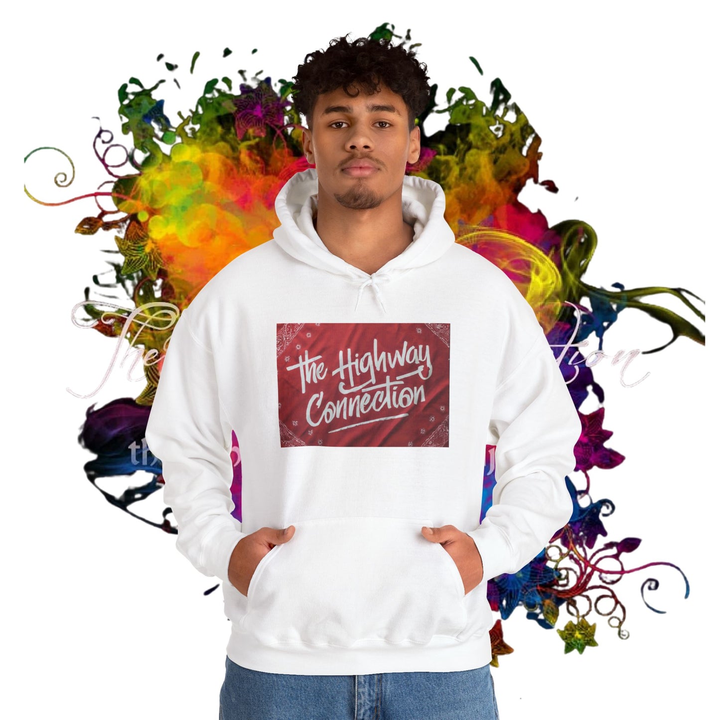 THCNJ Bandana Red Unisex Heavy Blend™ Hooded Sweatshirt