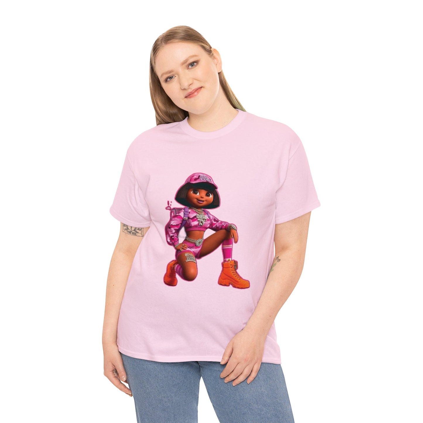 DORA MINAJ Unisex Heavy Cotton Tee