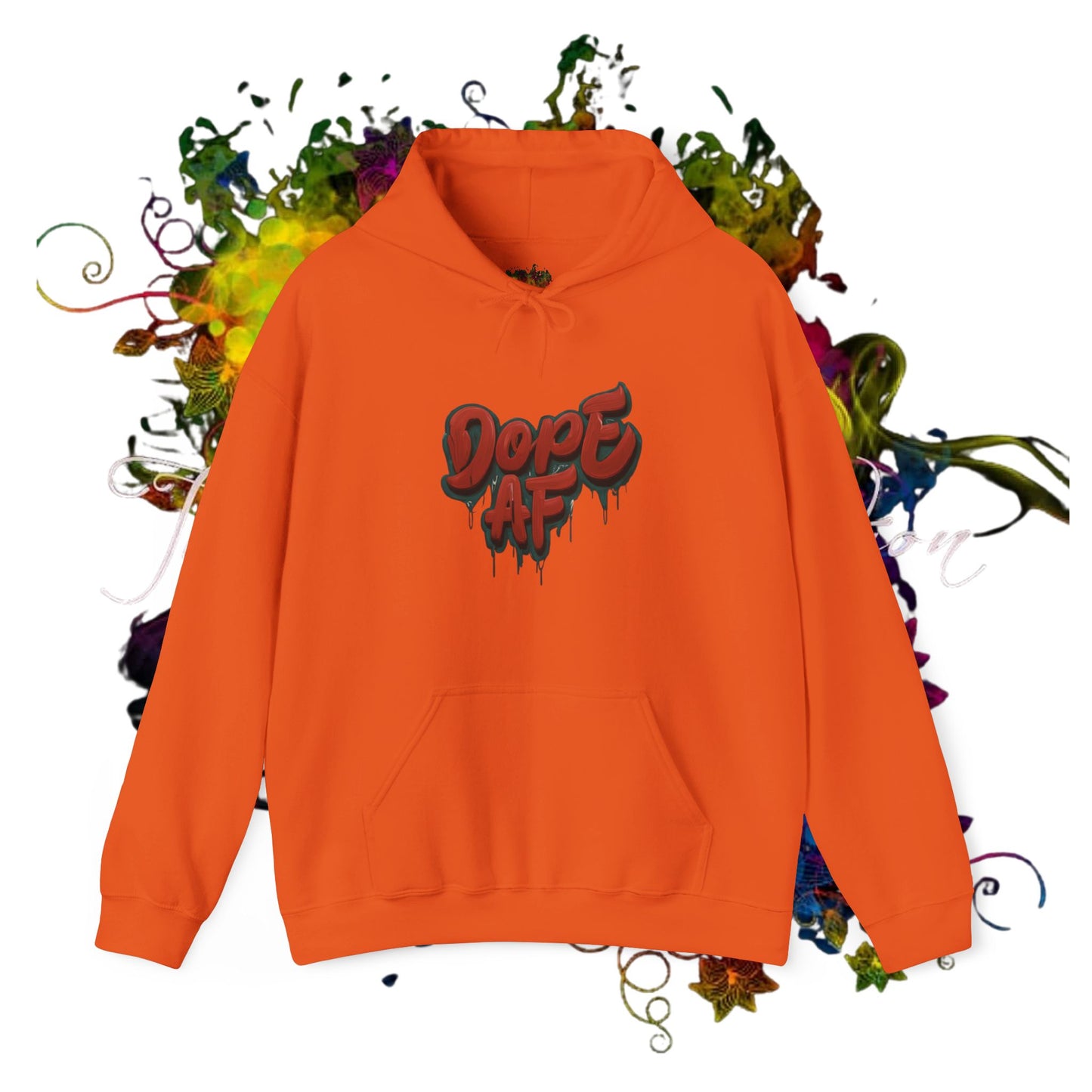 Dope AF Graffiti Unisex Heavy Blend™ Hooded Sweatshirt