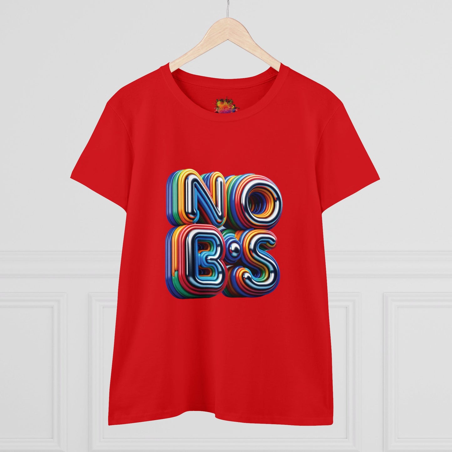 NO B.S  Women's Midweight Cotton Tee