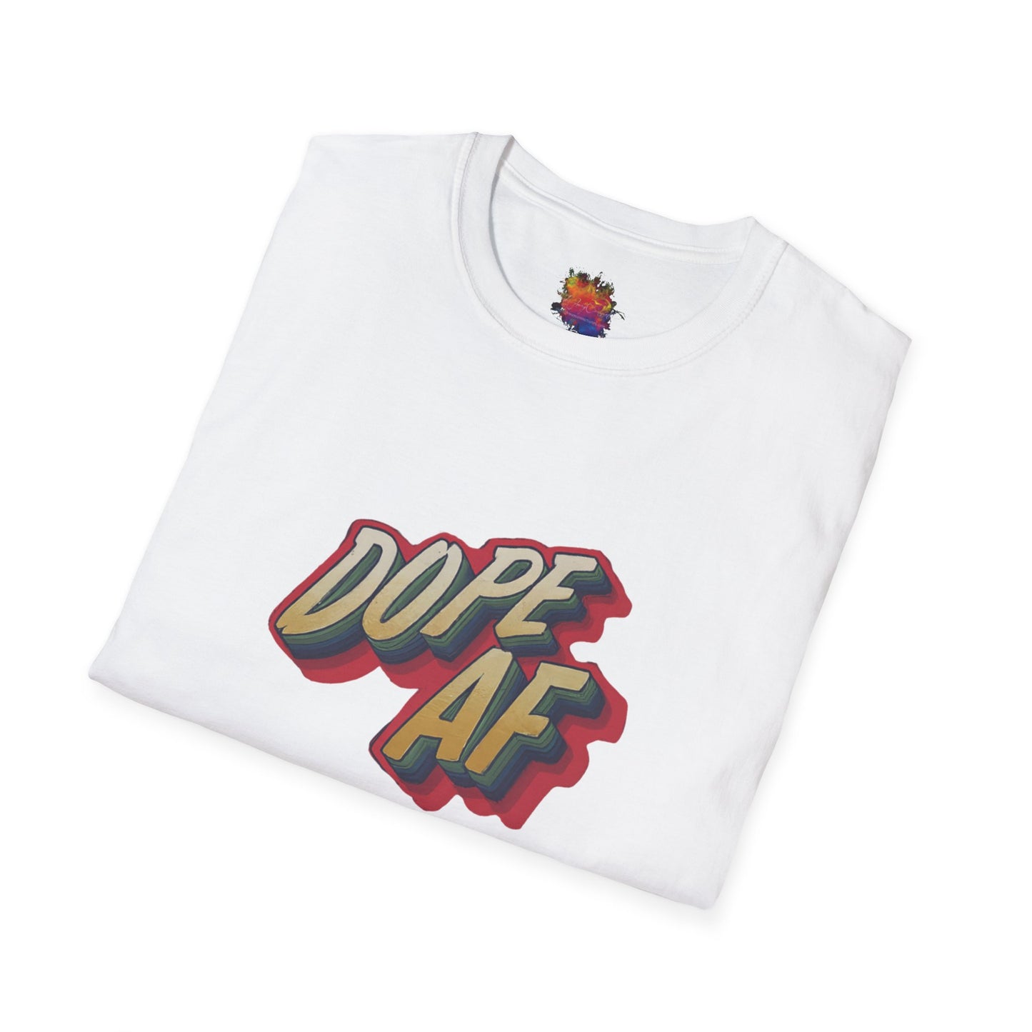 Dope AF Graphic Unisex Softstyle T-Shirt