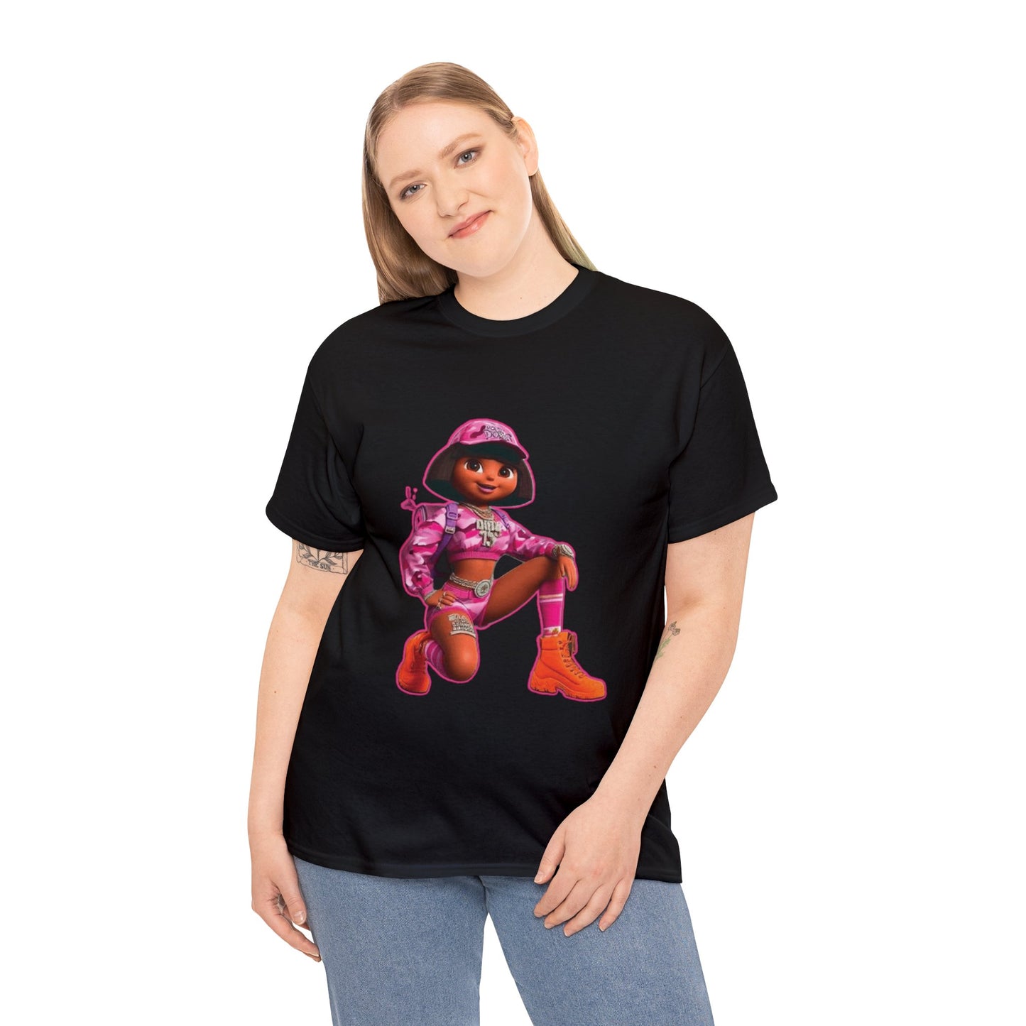 DORA MINAJ Unisex Heavy Cotton Tee