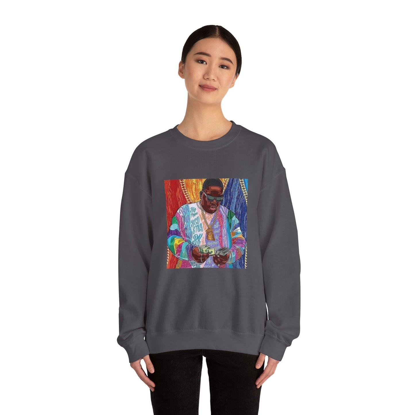 Mo' Money..Biggie Unisex Heavy Blend™ Crewneck Sweatshirt