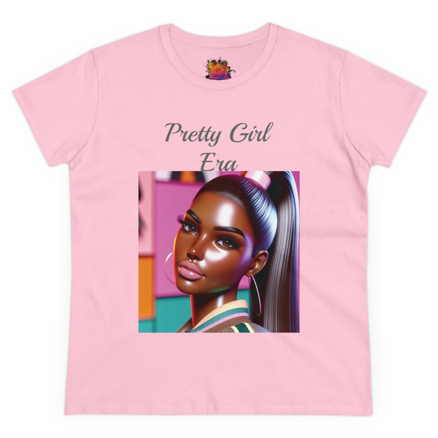 Pretty Girl Era Women's Midweight Cotton Tee