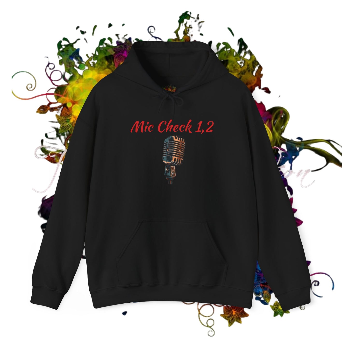 Mic Check Unisex Heavy Blend™ Hooded Sweatshirt