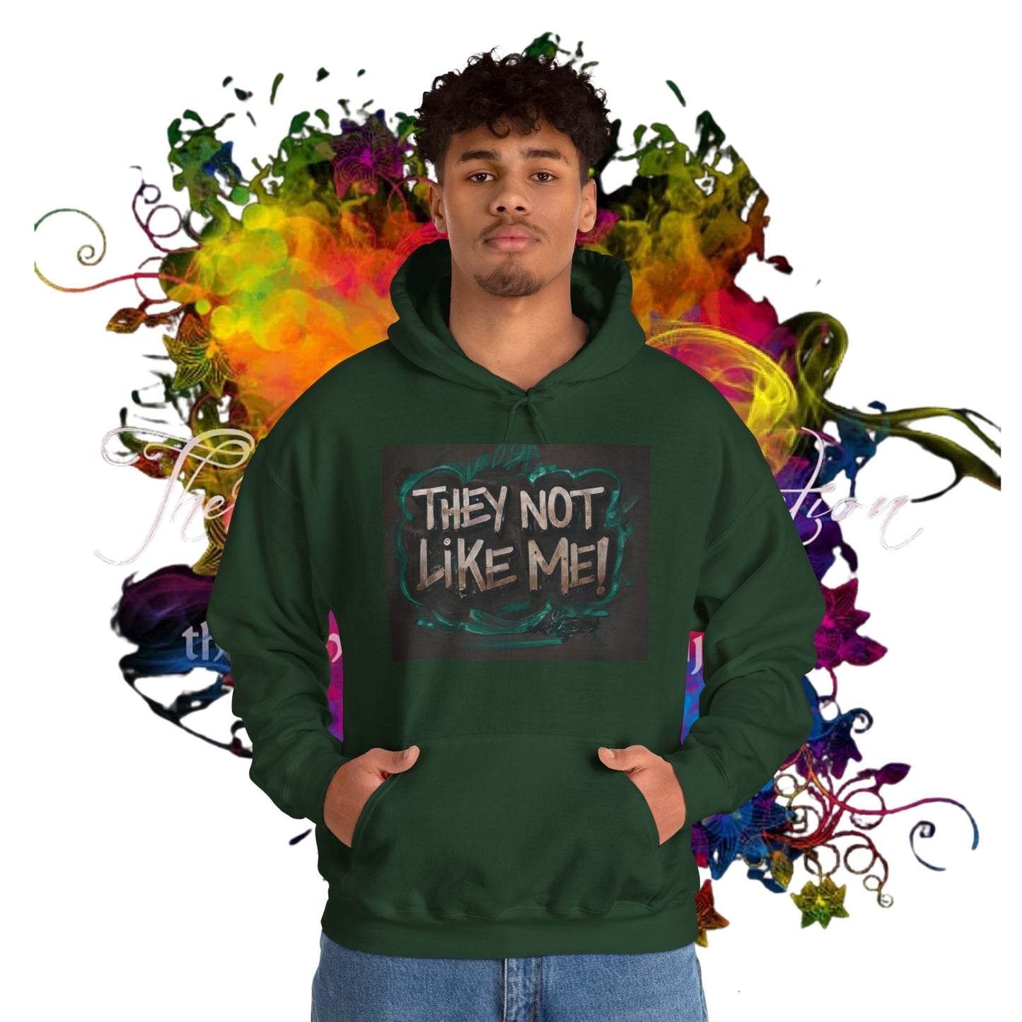 They Not Like Me ! Unisex Heavy Blend™ Hooded Sweatshirt