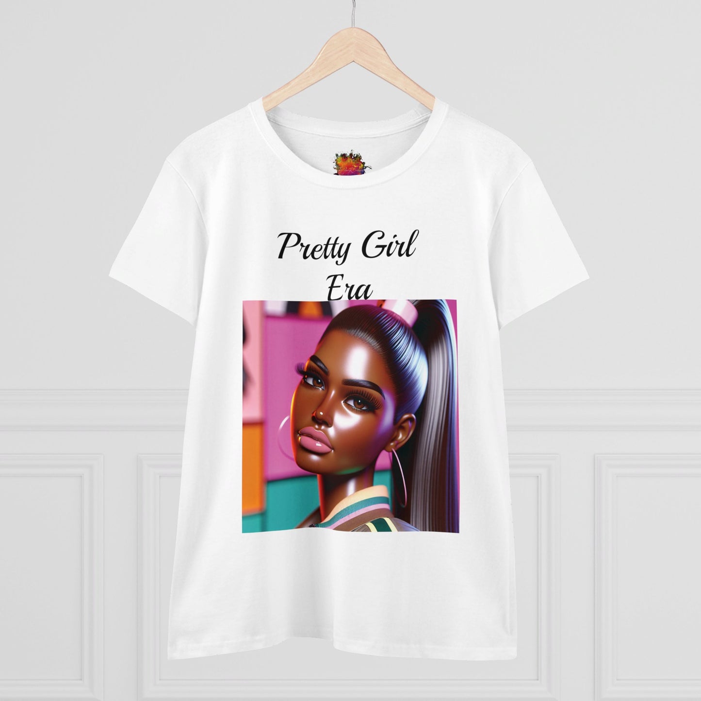 Pretty Girl Era Women's Midweight Cotton Tee