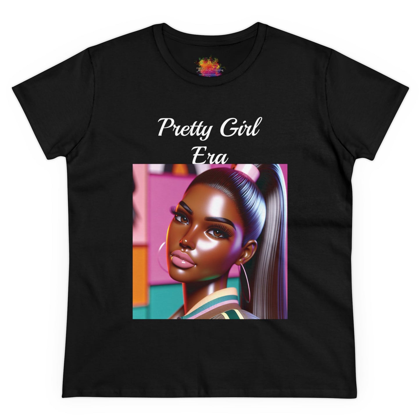 Pretty Girl Era Women's Midweight Cotton Tee