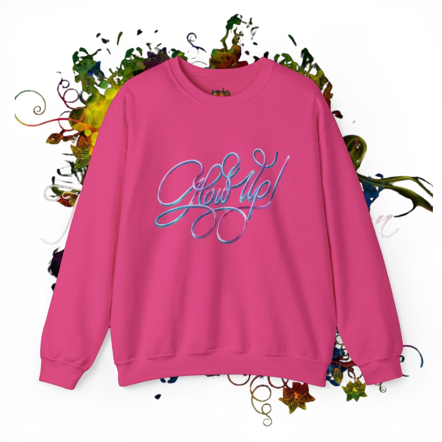 Glow Up ! Unisex Heavy Blend™ Crewneck Sweatshirt