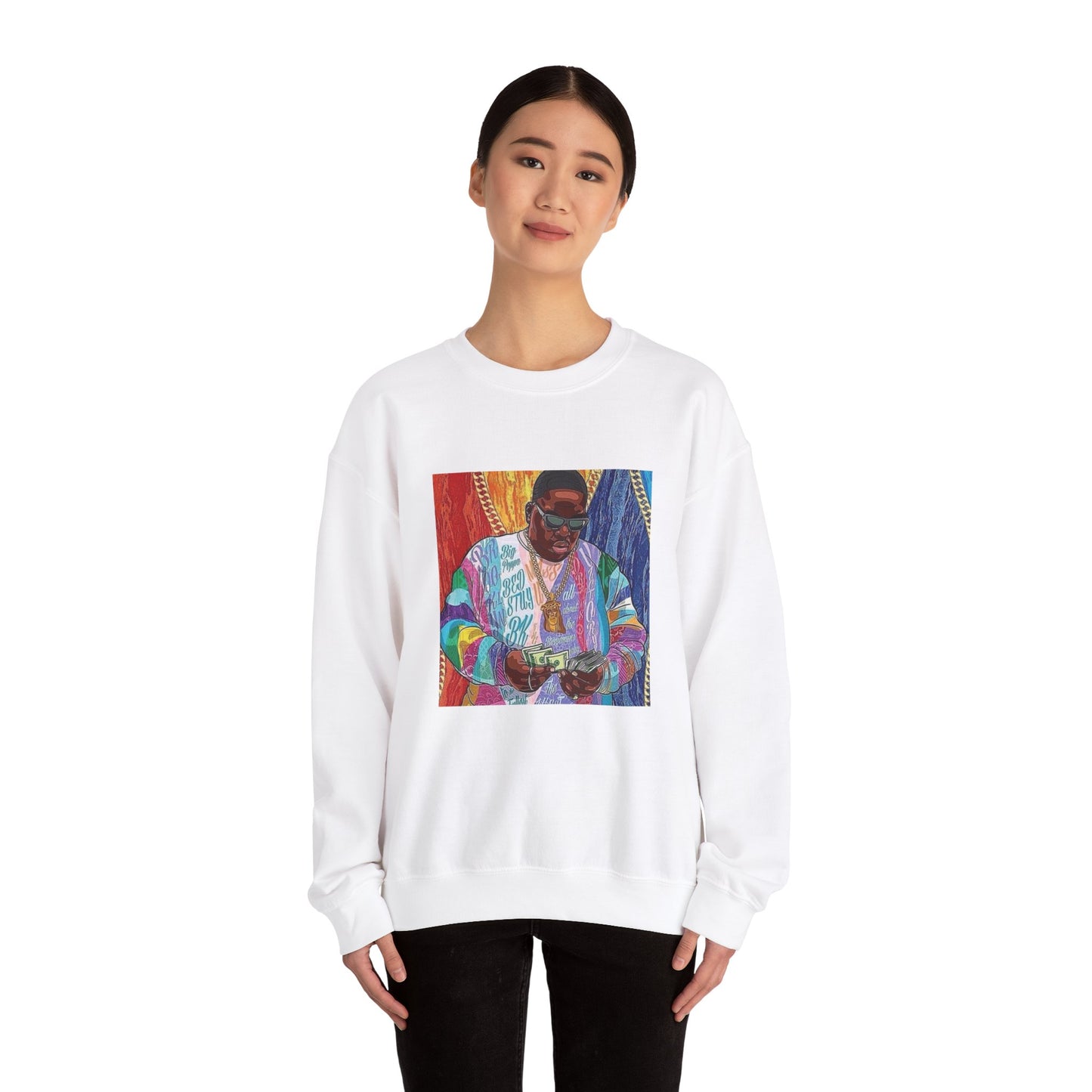 Mo' Money..Biggie Unisex Heavy Blend™ Crewneck Sweatshirt