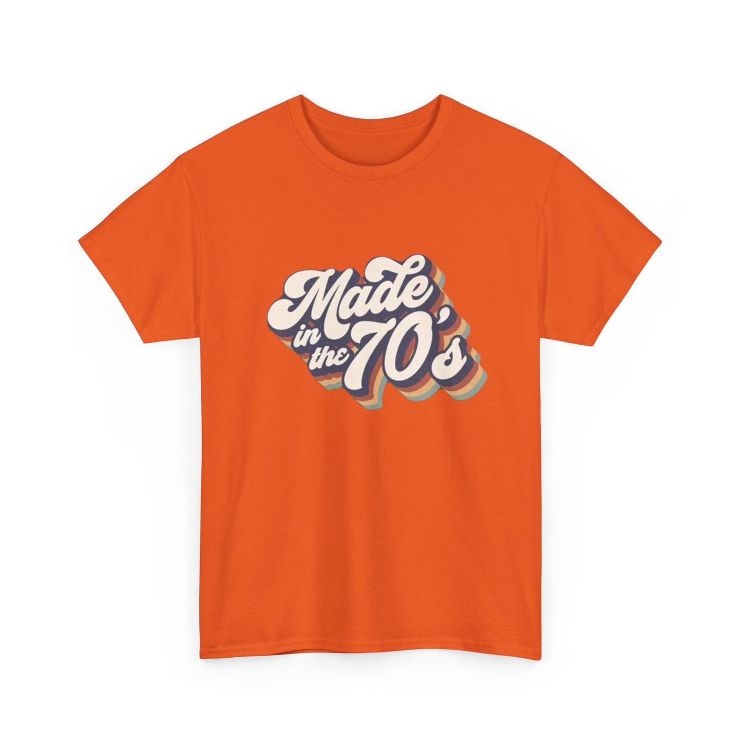 MADE IN THE 70s Unisex Heavy Cotton Tee