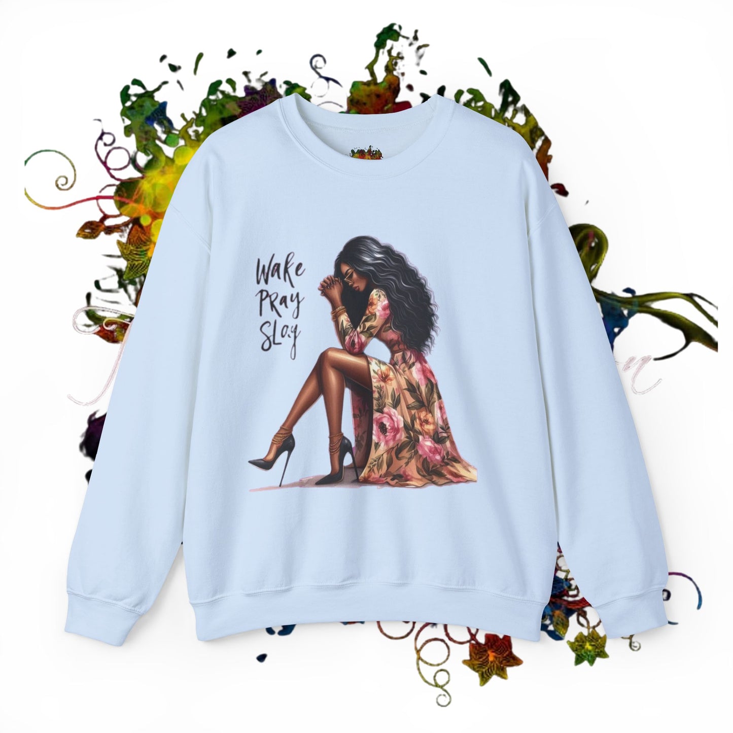 Work, Pray, Slay Unisex Heavy Blend™ Crewneck Sweatshirt