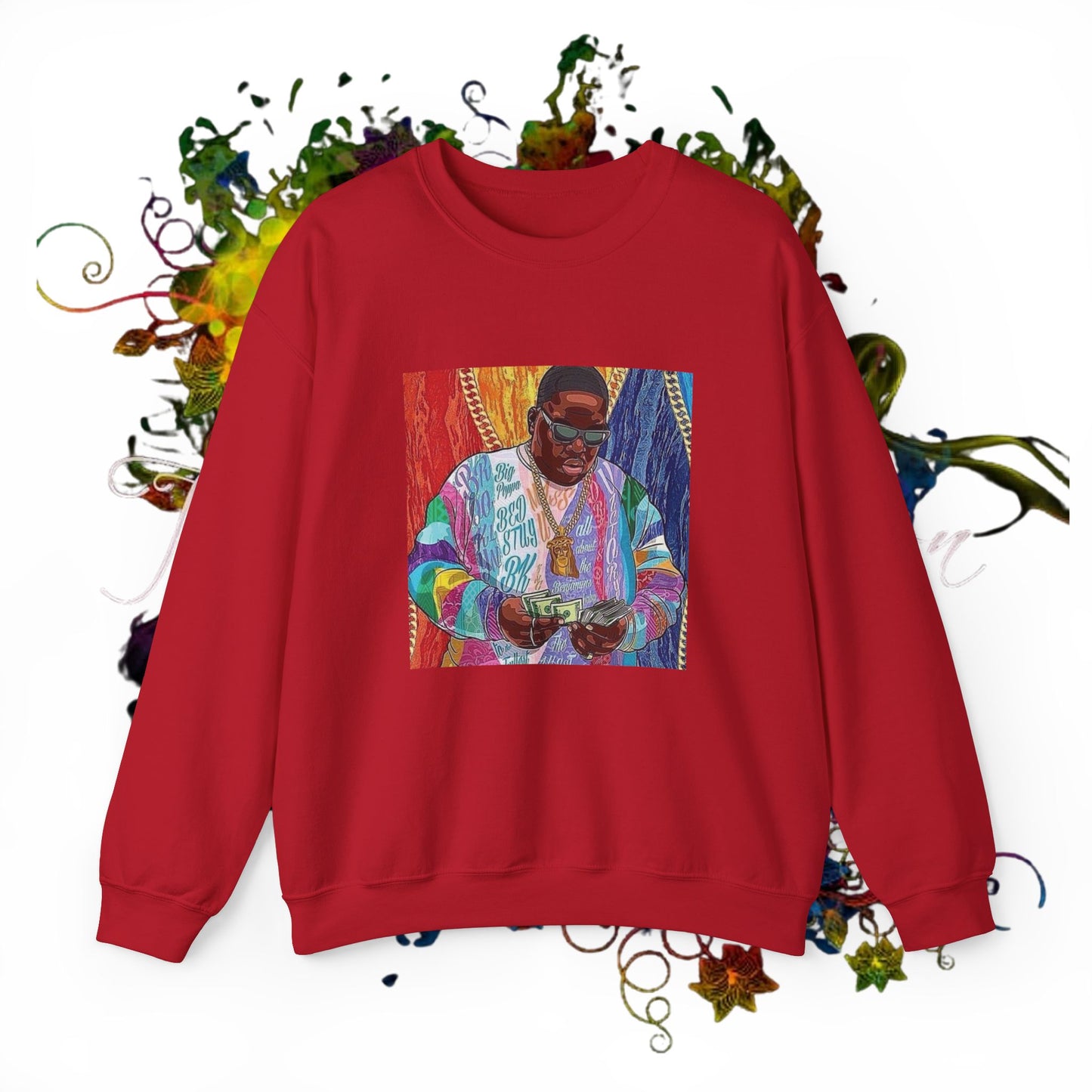 Mo' Money..Biggie Unisex Heavy Blend™ Crewneck Sweatshirt