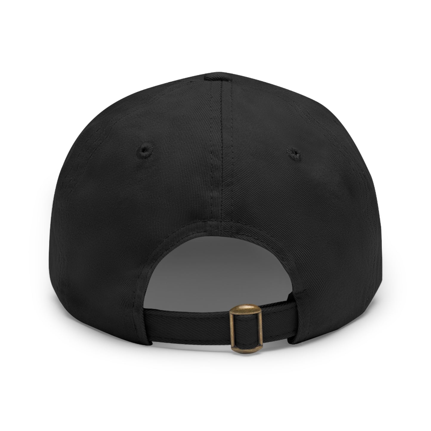 THE BELLIE BANDO Dad Hat with Leather Patch (Rectangle)