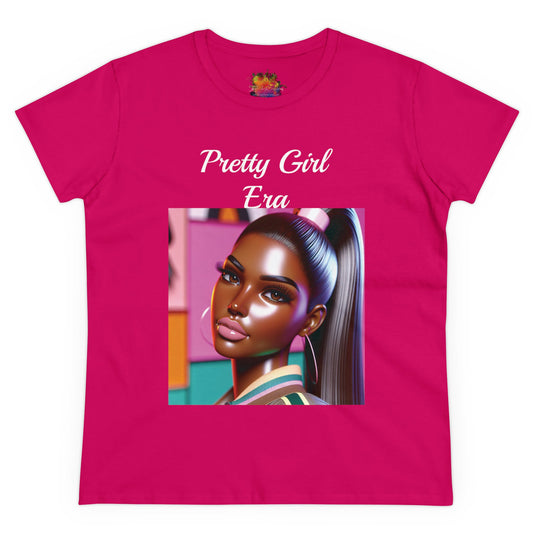 Pretty Girl Era Women's Midweight Cotton Tee